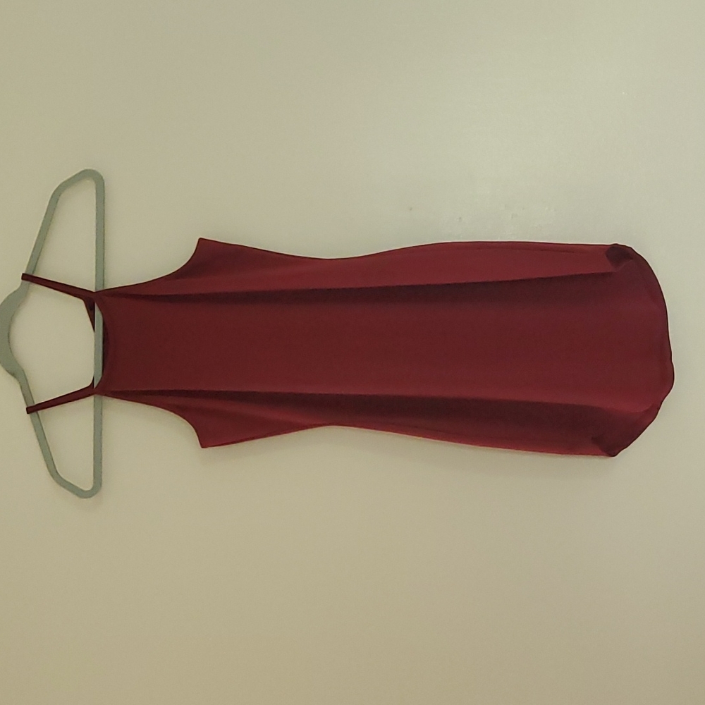 Burgundy Dress